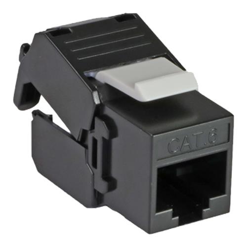 Photos - Other Sound & Hi-Fi Cablenet Cat6 UTP Tool-Less Keystone Jack Black 72-3692