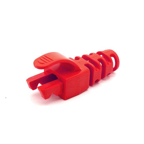 Photos - Cable (video, audio, USB) Cablenet RJ45 Snagless Strain Relief Flush Boot Red 6.5mm 22-2060