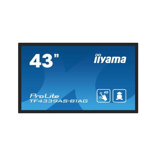 iiyama TF4339AS-B1AG computer monitor 108 cm (42.5") 3840 x 2160 pixels 4K Ultra HD LED Touchscreen Black