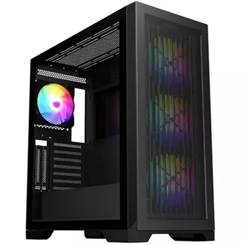 CRONUS Phanes Gaming PC Case Full Tower with Tempered Glass ARGB Lighting Enhanced Connectivity and Superior Airflow ATX Micro ATX Mini-ITX and E-ATX