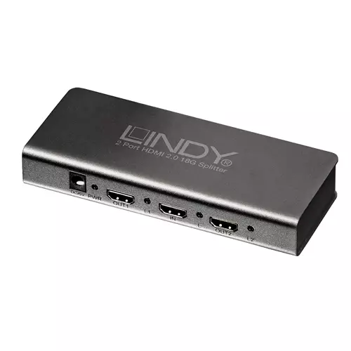 Photos - KVM Switch Lindy 38240 video splitter HDMI 2x HDMI 