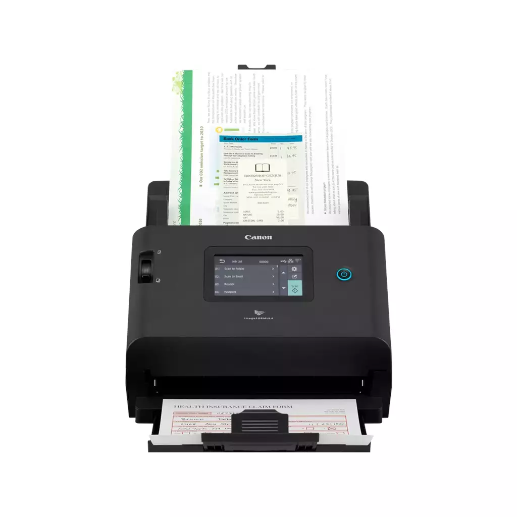 Canon Imageformula DR-S350NW Adf + Manual Feed Scanner A3 Black