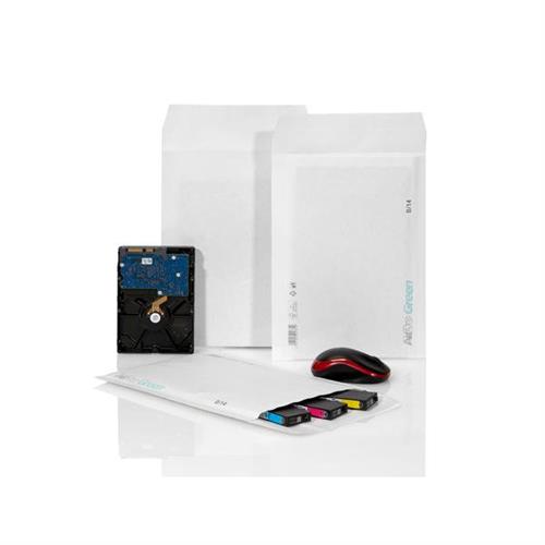 Airpro Green Paper Bubble Mailers G17 230 X 340Mm White (Pack 100) - 12289