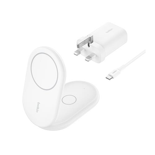 Photos - Charger Belkin WIZ028MYWH mobile device  White 