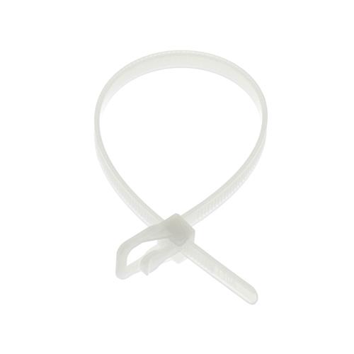 Photos - Cable (video, audio, USB) Cablenet EVT-S16NL-TA cable tie Releasable cable tie Nylon White 100 pc(s)