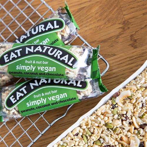 Eat Natural Simple Vegan Fruit & Nut Gluten Free Bar 40g (Pack 12 x 40g) - 0401376