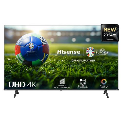 Hisense 43A6NTUK TV 109.2 cm (43") 4K Ultra HD Smart TV Wi-Fi Black 200 cd/m