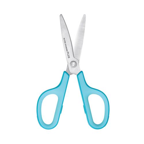 Plus By Pentel Fitcut Curve Smart Stainless Steel Right-Handed Scissors 175Mm Blue 35052-image