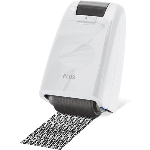 Plus By Pentel Guard Your ID Camouflage Roller Stamp White With Black Ink 38091