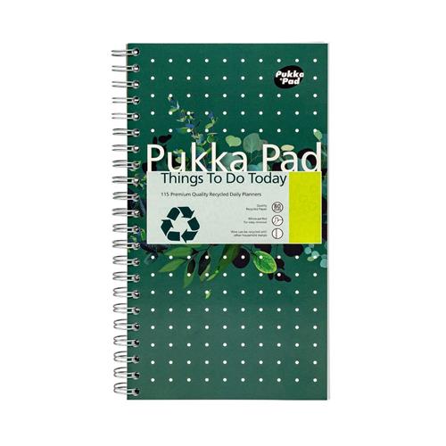 Pukka Pad Recycled Things Todo Today Pad 152 X 280Mm 115 Sheets (Pack 3) 9766-Rec