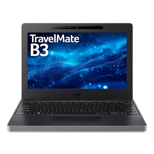 Acer TravelMate TMB311-33 N200 8GB/256GB W11P Intel N Laptop 29.5 cm (11.6") HD LPDDR5-SDRAM SSD Wi-Fi 6E (802.11ax) Windows 11 Pro Education Black