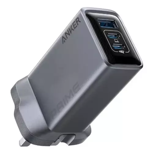 Anker Prime Laptop Portable gaming console Smartphone Smartwatch Tablet Grey AC Fast charging Indoor