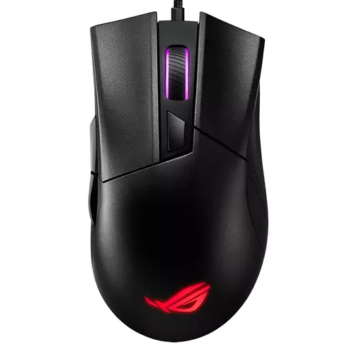 ASUS ROG Gladius II Core mouse Gaming Right-hand USB Type-A Optical 6200 DPI