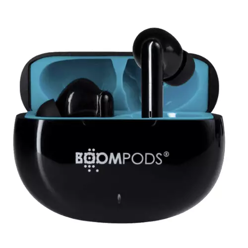 Boompods SKIM Headset True Wireless Stereo (TWS) In-ear Calls/Music Bluetooth Black