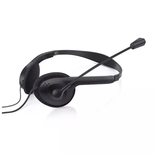 Omega FIS1020 Headphones Wired Head-band Office/Call center Black