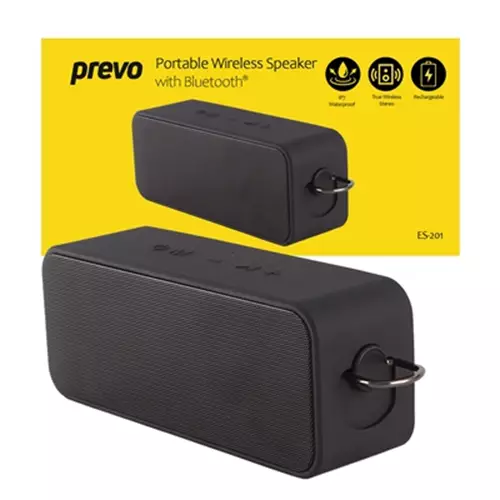 Prevo ES-201 Portable IP7 Waterproof 20W Wireless Speaker with Bluetooth USB amp; SD card Bluetooth 5.3