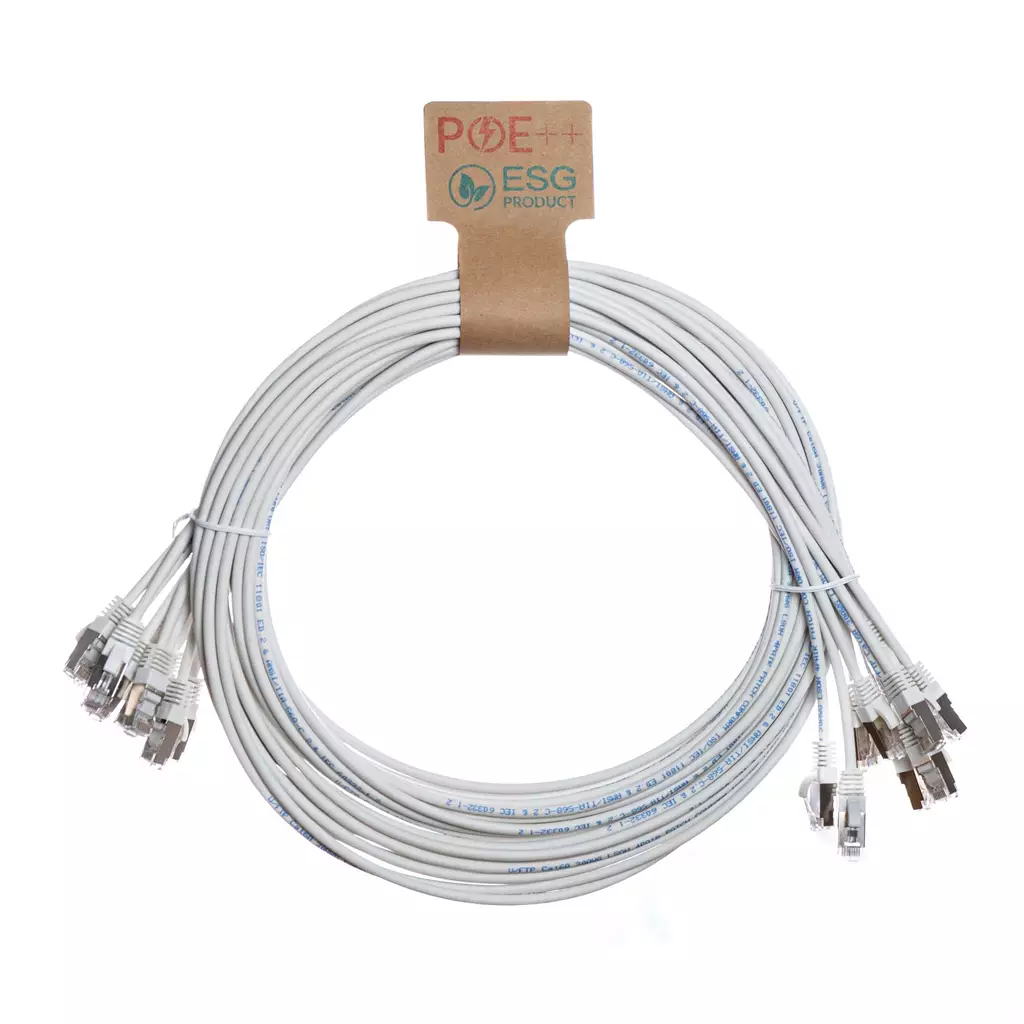 Cablenet 2M Cat6A RJ45 White S/Ftp Lsoh 26AWG Snagless Booted Patch Le-image