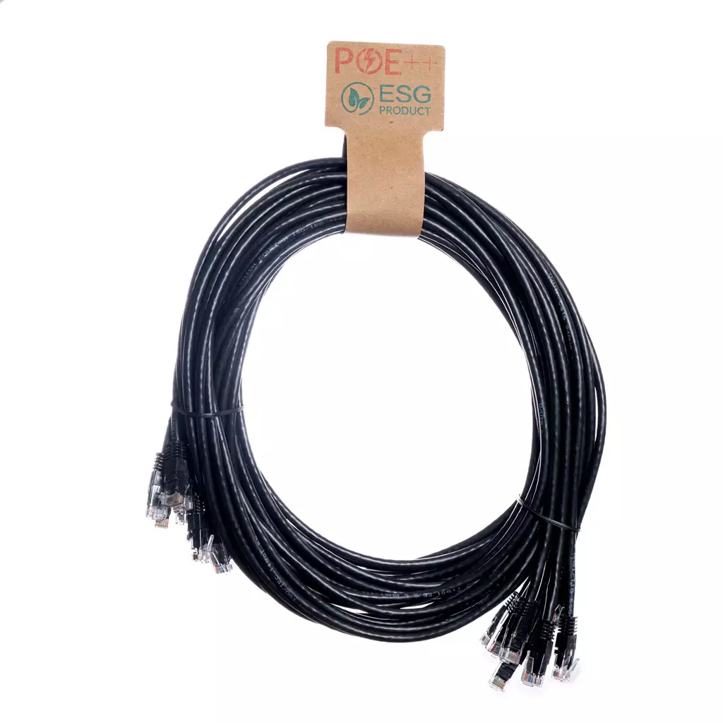 Cablenet 2M Cat6 RJ45 Black U/Utp Pvc 24AWG Flush Moulded Booted Patch-image