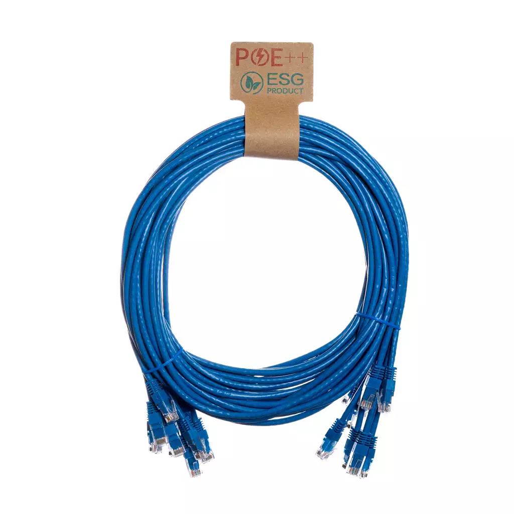Cablenet 1.5M Cat6 RJ45 Blue U/Utp Pvc 24AWG Flush Moulded Booted Patc