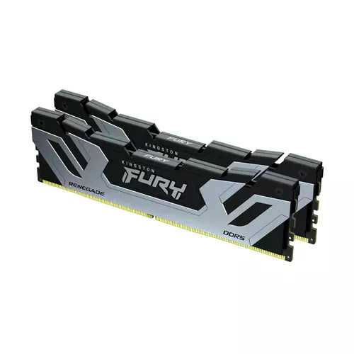 Photos - RAM Kingston Fury Kingston Technology FURY 24GB 8400MT/s DDR5 CL40 CUDIMM Renegade Silver XMP KF584CU40RS-24 