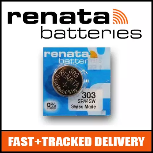 Photos - Battery Renata 1 x  303 Watch  1.55v SR44SW - Official  Watch Batteries RENATAMULTI3031 