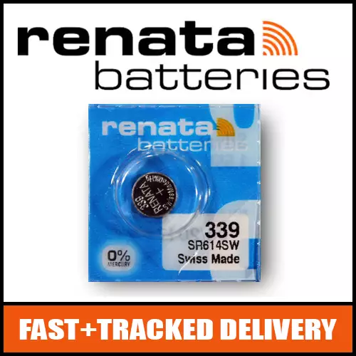 Photos - Battery Renata 1 x  339 Watch  1.55v SR614SW - Official  Watch Batteries RENATAMULTI3391 