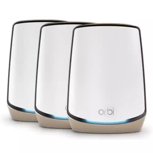NETGEAR  Orbi 860 AX6000 WiFi System Tri-band (2.4 GHz / 5 GHz / 5 GHz) Wi-Fi 6 (802.11ax) White 4 Internal