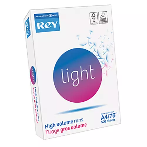 Photos - Office Paper A4Tech International Paper Rey Light printing paper A4  500 sheets White RYLFS075X704 (210x297 mm)