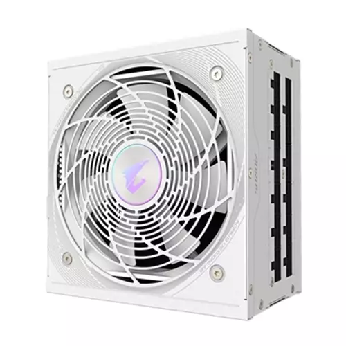 GIGABYTE AORUS ELITE P1000W ICE Power Supply Unit - PCIe 5.0 80 PLUS Platinum Fully modular design 120mm Fan ATX 3.0 compatible EU Plug