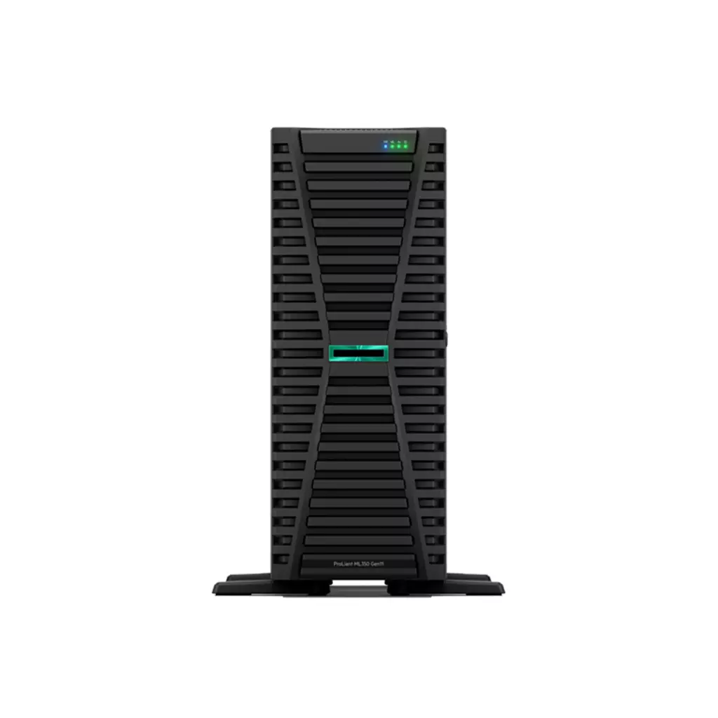 Hpe Proliant ML350 Gen11 4509Y 8-Core 1P 32GB-R Mr408I-O Nc BCM5719 8SFF 1000W Rps Emea Server-image