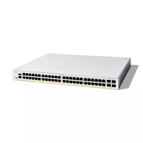 Photos - Switch Cisco Catalyst 1300-48FP-4X Managed  48 Port GE Full PoE 4x10GE SFP+ Limited Lifetime Protection  C1300 (C1300-48FP-4X)