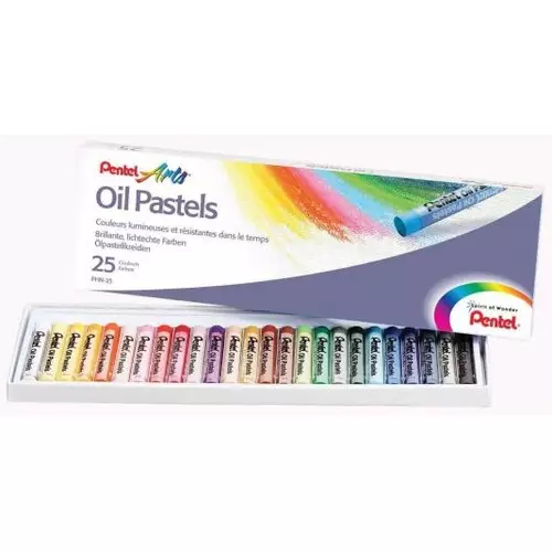 Pentel 0100525 pastel Oil pastel Multicolour 25 pc(s)