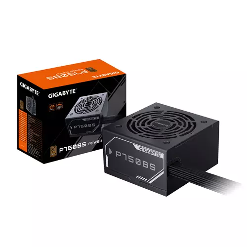 GIGABYTE P750BS Power Supply - PCIe 5.0 80 PLUS Bronze 120mm Fan ATX compatible UK Plug
