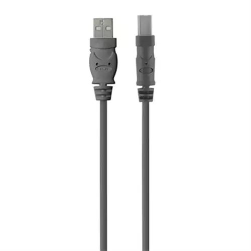 Photos - Cable (video, audio, USB) Belkin USB 2.0 A - USB 2.0 B 4.8m USB cable USB A USB B Grey F3U154BT4.8M 