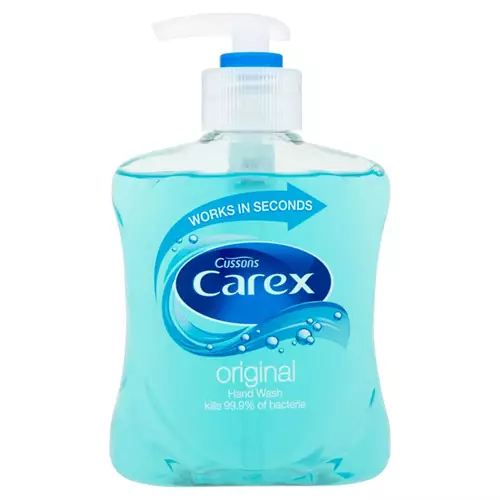 Carex Original Antibacterial Hand Wash Pump Top Bottle 250ml (Pack 6) - 30069
