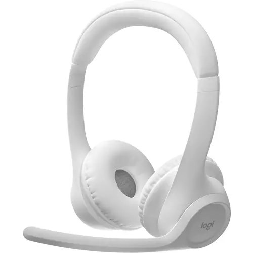 Logitech 981-001417 headphones/headset Wireless Head-band Office/Call center Bluetooth White