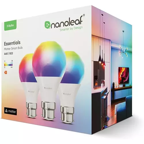 Nanoleaf NF080B01-3A19B LED bulb Multi B22 A