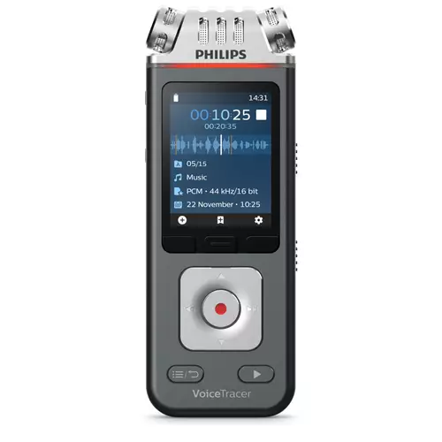 Philips VoiceTracer Black Grey