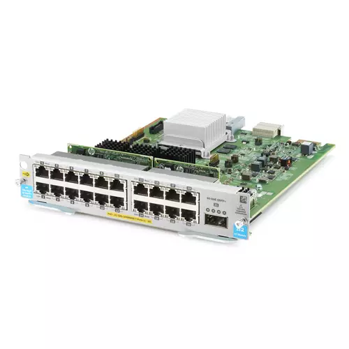 Photos - Other Sound & Hi-Fi HP HPE 20-port 10/100/1000BASE-T PoE+ MACsec / 1-port 40GbE QSFP+ v3 zl2 network switch module Gigabit Ethernet J9992A 