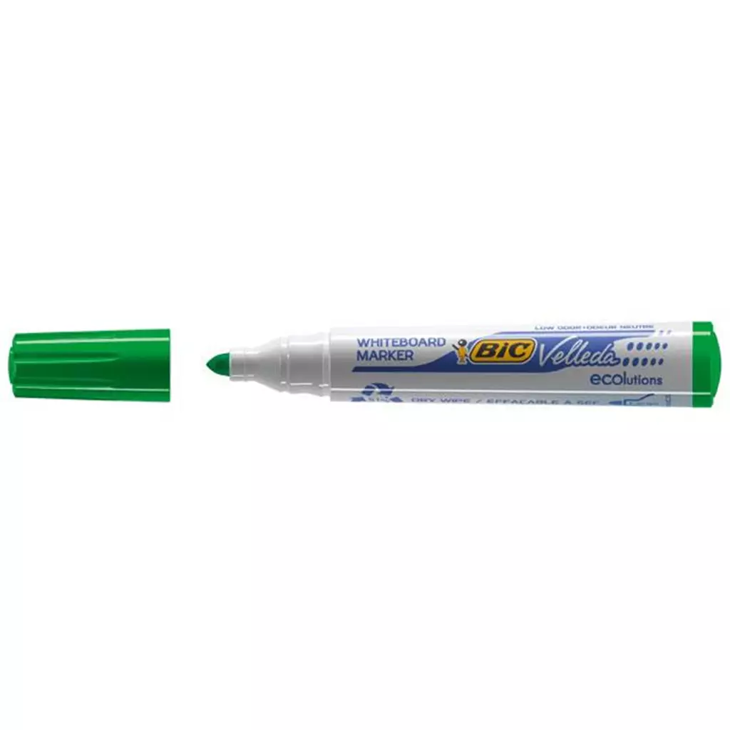 Bic Whiteboard Velleda Ecolutions 1701 Marker 12 Pc(S) Green