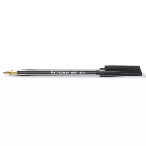 Staedtler stick 430 Black Stick ballpoint pen Medium 10 pc(s)