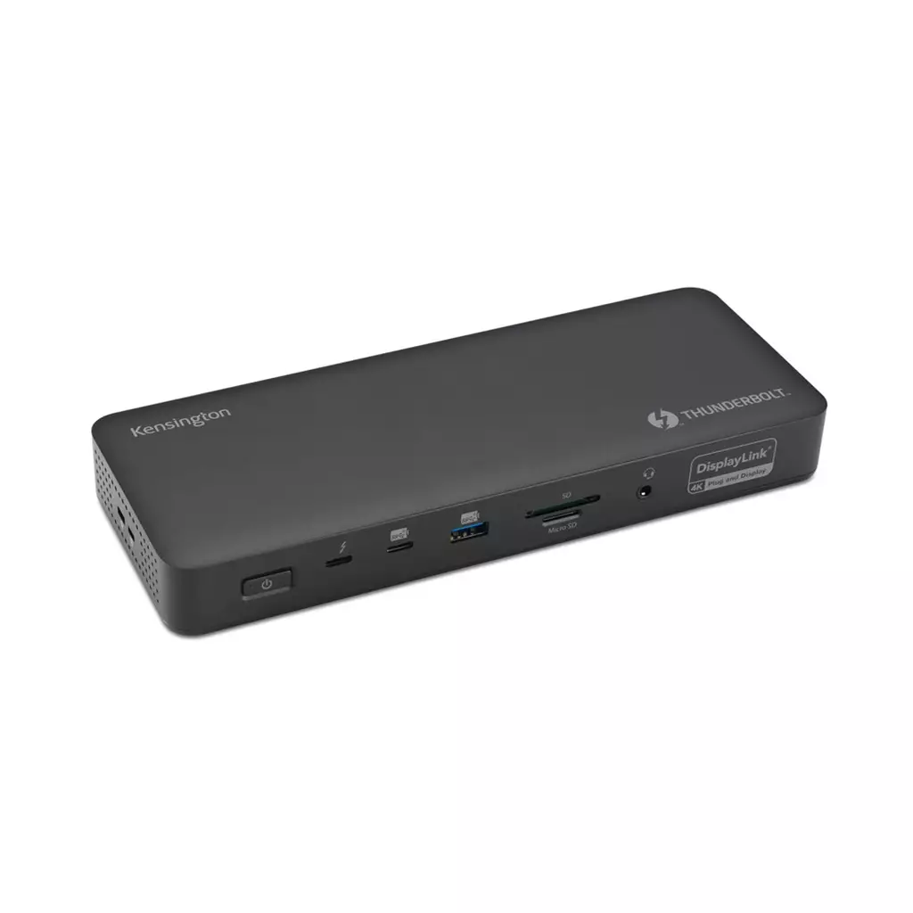 Kensington SD5920T EQ Thunderbolt 4 Quad 4K Hybrid Dock with DisplayLink Technology, SD & Micro SD Card Readers, 100W Power Charging, Ethernet & USB-A & USB-C 3.2 Ports (K35234EU)-image