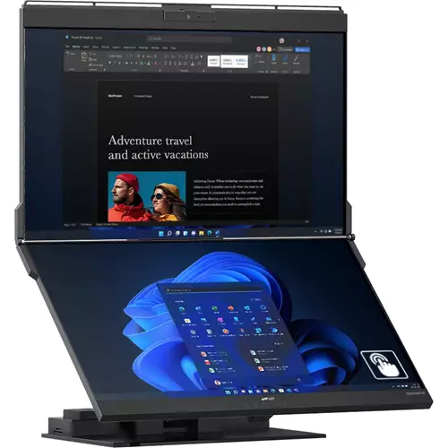 Mobile Pixels Geminos X computer monitor 61 cm (24") 2560 x 1440 pixels Quad HD Touchscreen Black