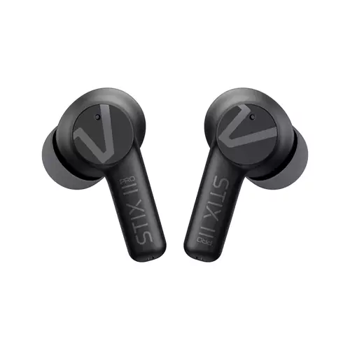 Veho STIX II PRO True Wireless Earphones  Carbon Black
