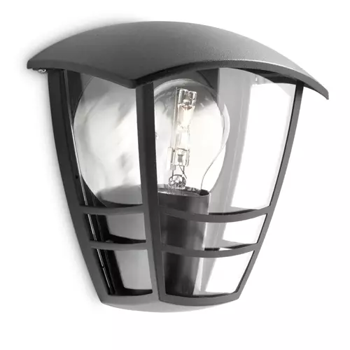 Philips myGarden Creek Wall Light 60W E27 No-bulb
