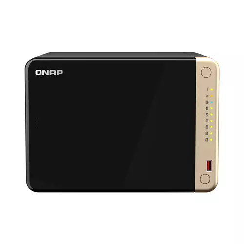 QNAP TS-664 NAS Tower Intel Celeron N5095 8 GB DDR4 0 TB QNAP QTS Black Bronze