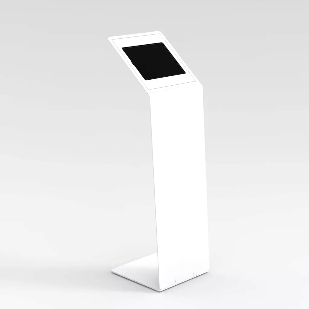 Bouncepad Wing | Apple Ipad 8Th & 9Th Gen 10.2 (2020 - 2021) | White | Exposed Front Camera And Home Button-image