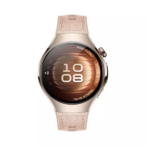 Photos - Smartwatches Huawei WATCH 5 3.51 cm  AMOLED 42 mm Digital 466 x 466 pixels Touchscreen Beige GPS (satellite) 55020EWF (1.38")
