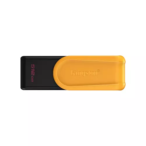Photos - USB Flash Drive Kingston Technology DataTraveler 512GB Portable USB 3.2 Gen 1 Exodia S  DTXS/512GB (Black/Yellow)