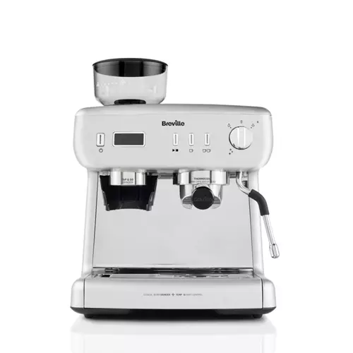 Breville Barista Max+ Espresso Machine Makes Latte & Cappuccino Coffee Machine Intelligent Grind & Dosage Precision Extraction Timer Integrated Milk F